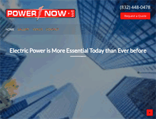 Tablet Screenshot of powernowllc.com